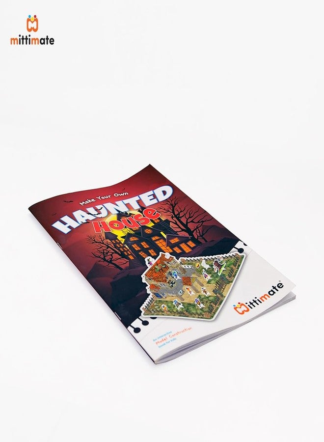 Mittimate Haunted House Model Construction Book For Kids Age 8 To 12 Year Old I Make Your Own 3D Paper Model I Fun & Diy Craft Book For Children,Multicolor - Image 2